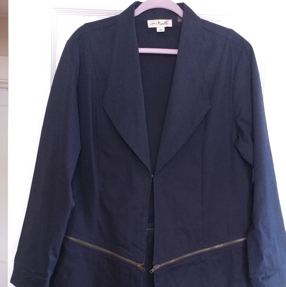 Simply Noelle, plus size, blue, never worn